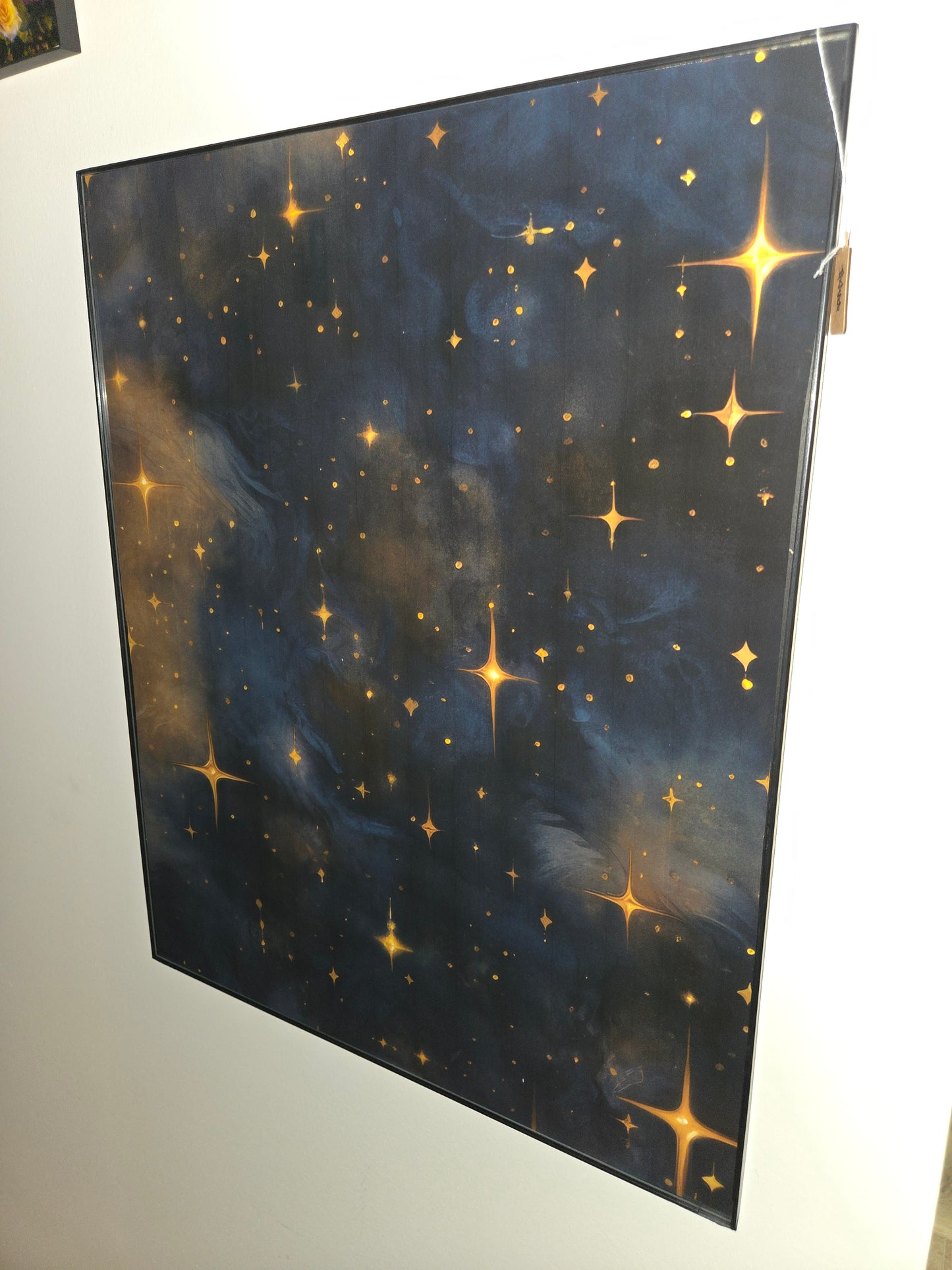 16x20 star artwork framed
