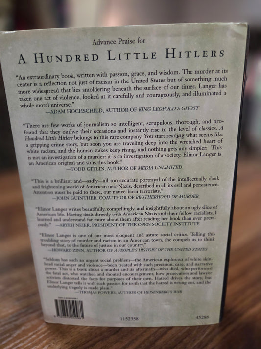 Elinor Langer - A Hundred Little Hitlers