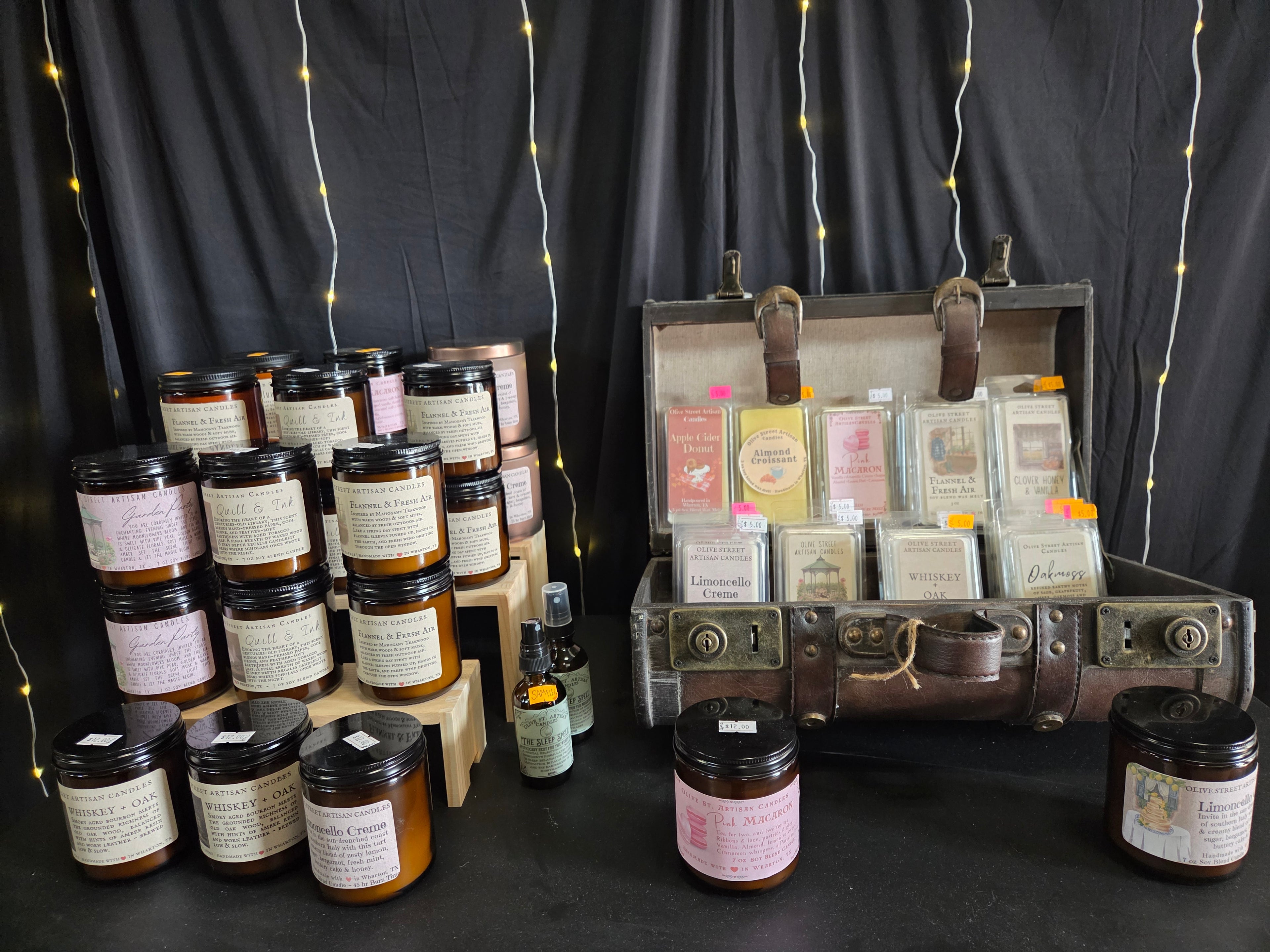 image of candles and wax melts