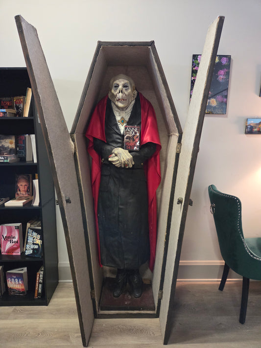 Dracula in coffin