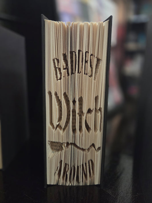 Folded book - baddest witch