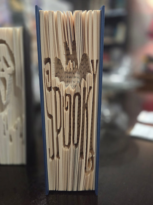 Folded book - spooky