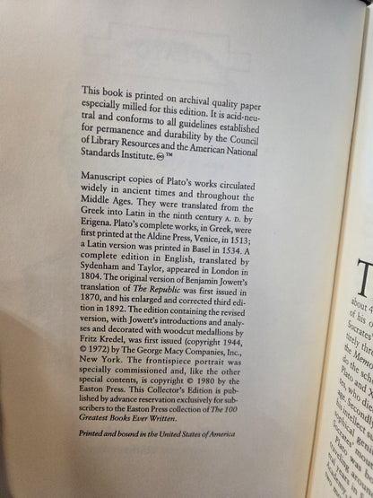 Plato - The Republic - Collector Edition