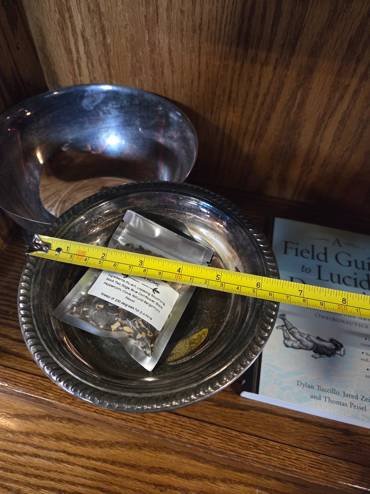 Antique silver serving set