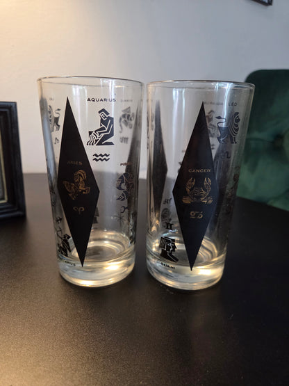 Vintage Zodiac Highball Glass - price per glass