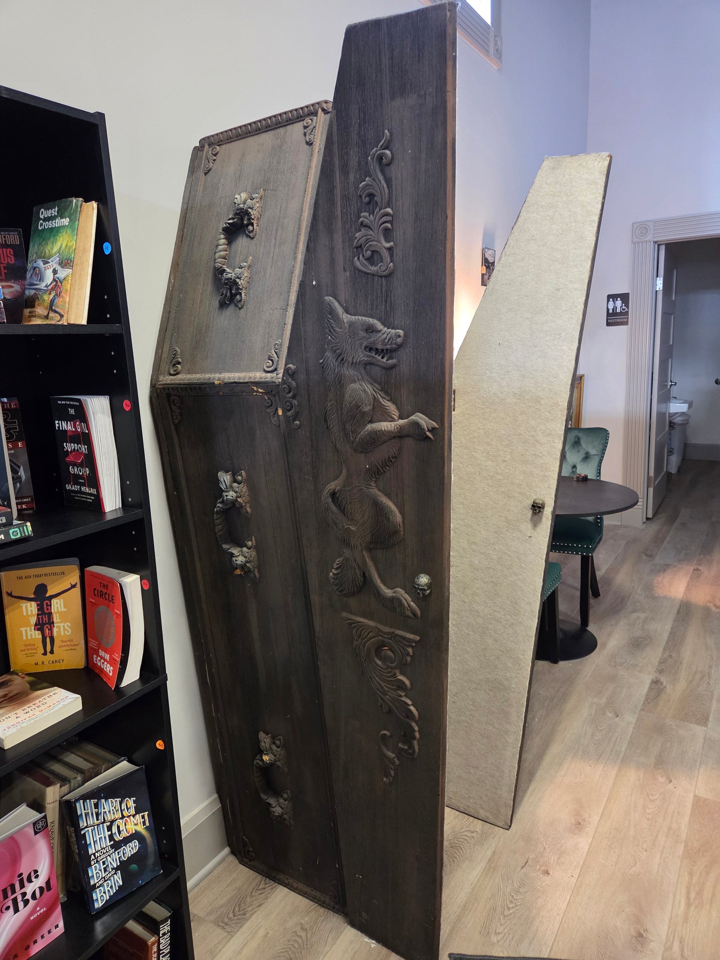 Dracula in coffin