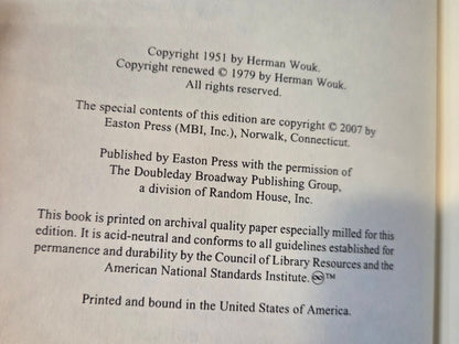 Herman Wouk - The Caine Mutiny - collectors edition