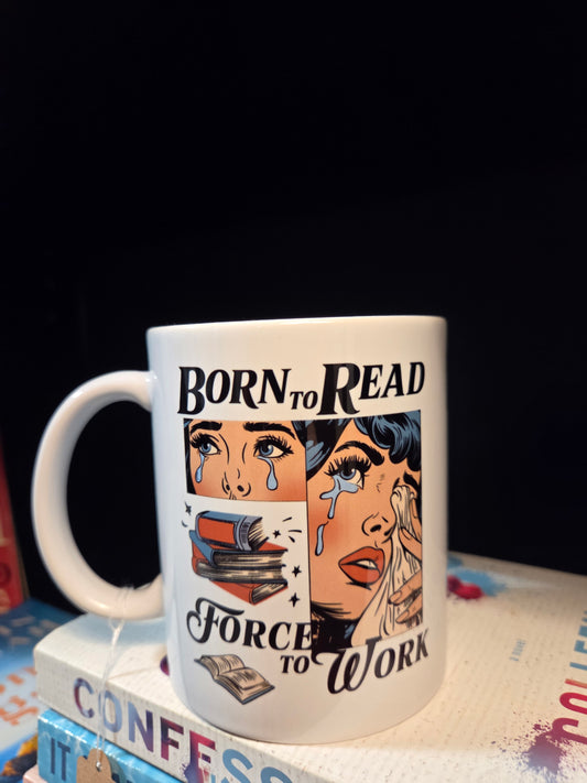 Born to read mug