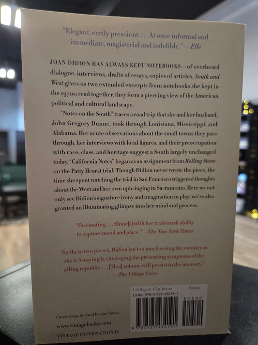 Joan Didion - South and West