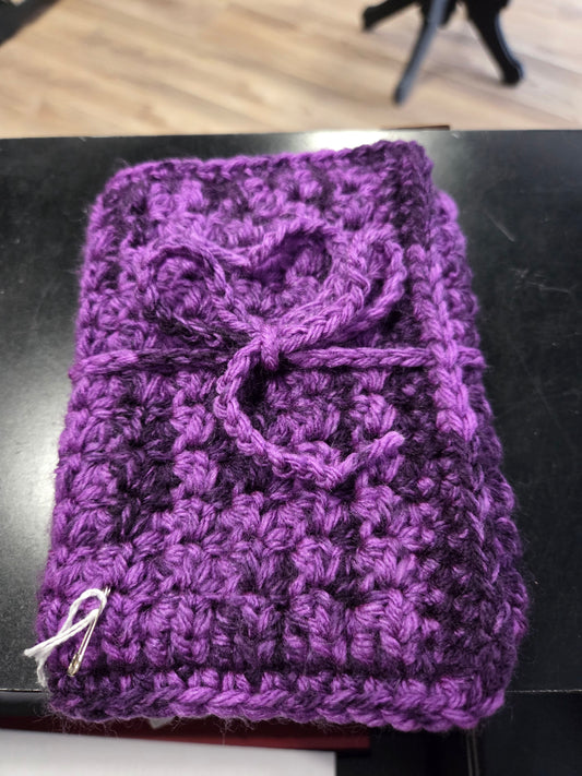 Crochet tarot bag