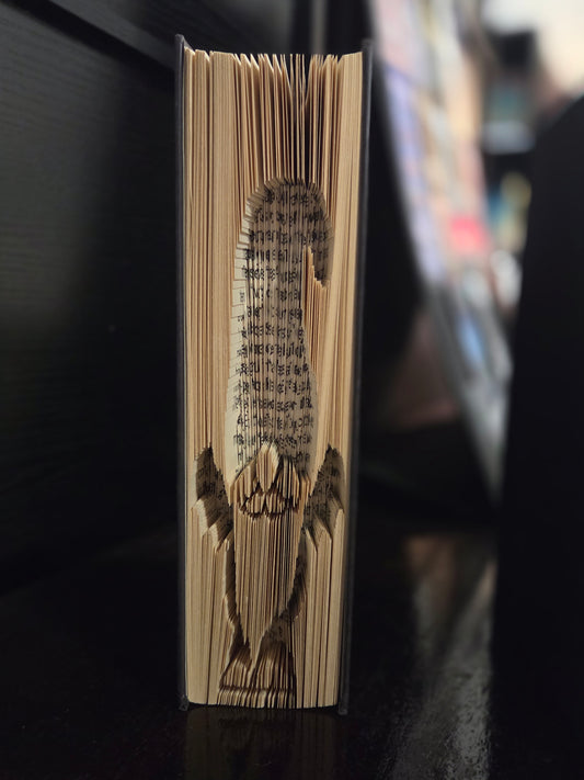 Folded book - bat gnome