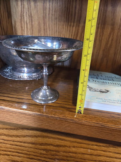 Antique silver serving set