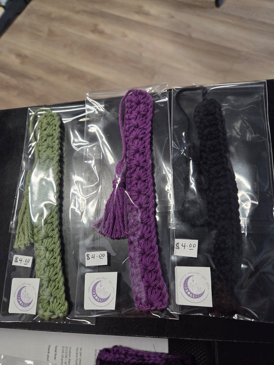 Crochet bookmarks